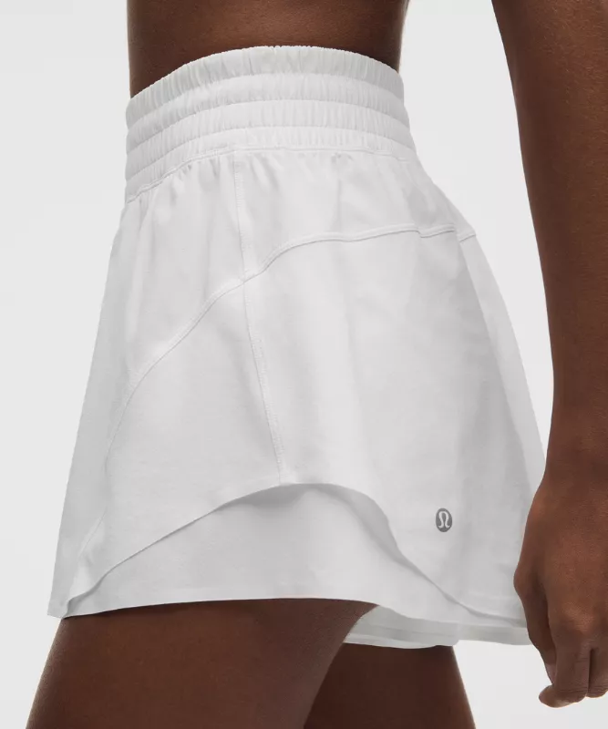 Shake It Out High-Rise Running Short 2.5" - White - Xs