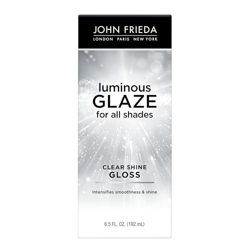 John Frieda Luminous Glaze Clear Shine Gloss, Anti-Fade, Color Enriching Gloss, Safe for Color Treated Hair, 6.5 Ounces