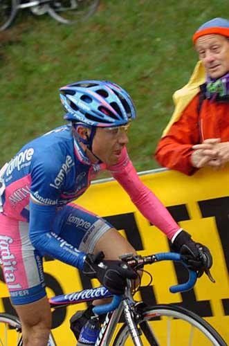 Damiano Cunego (Lampre) was a favourite for stage 17 before the Giro started over two weeks ago