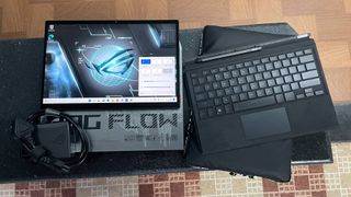 Asus ROG Flow Z13 laptop box contents