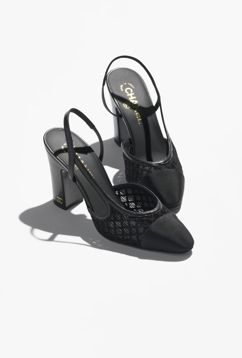 An image of Chanel Slingbacks.