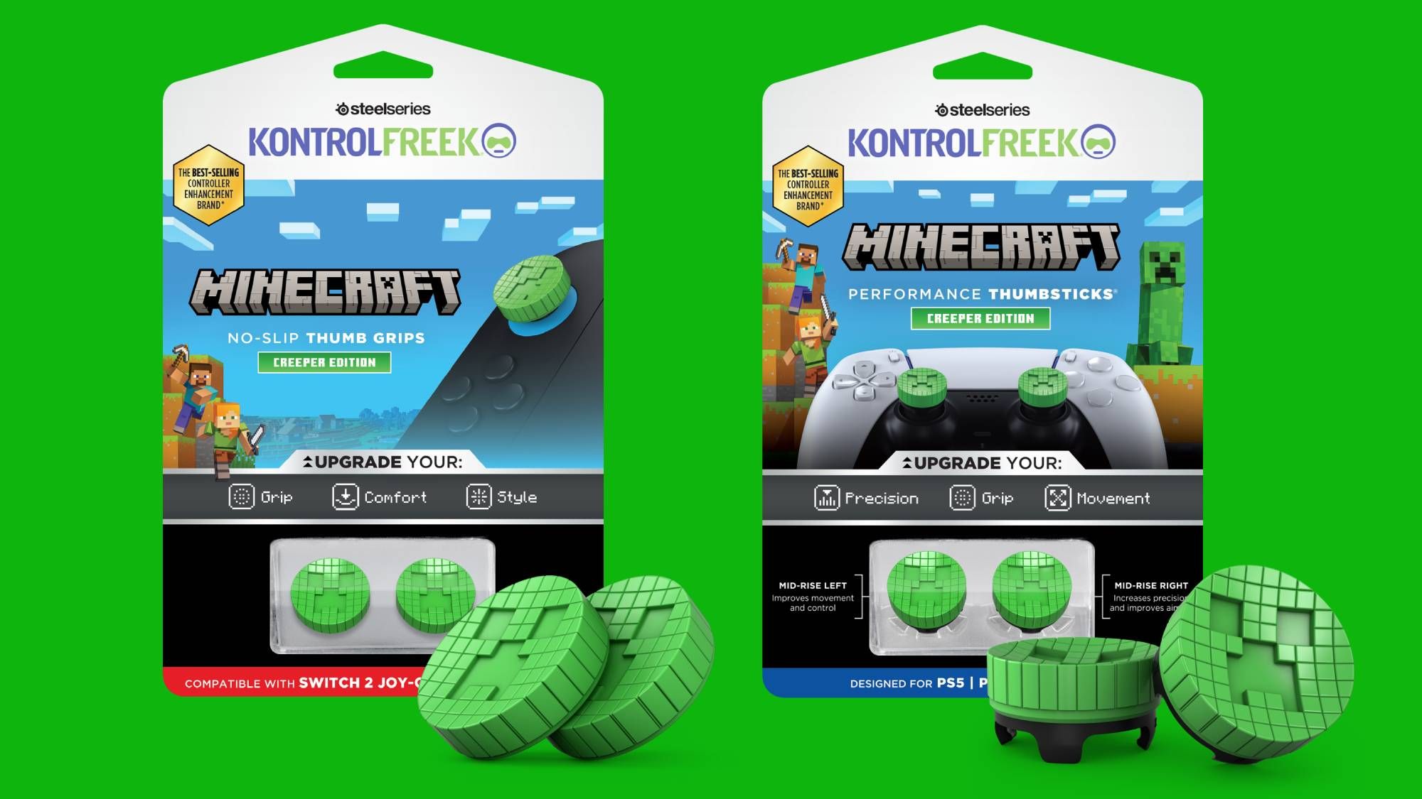 KontrolFreek reveals new Minecraft thumbsticks, including a model