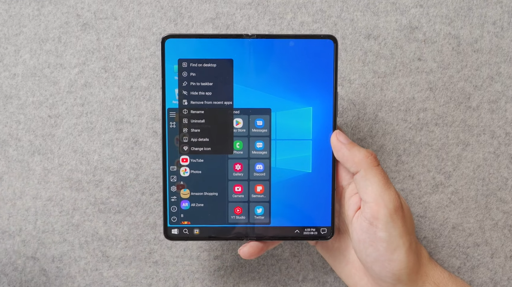 Samsung Galaxy Z Fold 4: Samsung Galaxy Z Fold 4 chắc chắn là một trong những chiếc điện thoại thông minh đáng mong chờ nhất năm nay, với thiết kế vô cùng ấn tượng và tính năng đỉnh cao. Hãy cùng chiêm ngưỡng hình ảnh của chiếc điện thoại màn hình gập đột phá này!