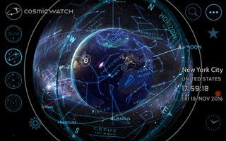 Cosmic Watch App Astronomy Mode