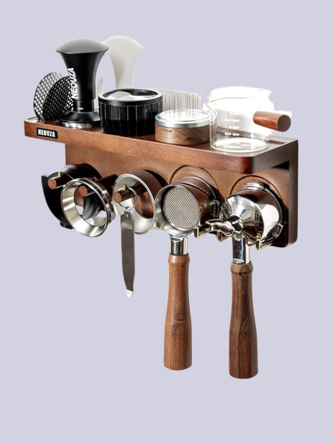 NEOUZA, Espresso Accessories Holder Station Wall Mounted