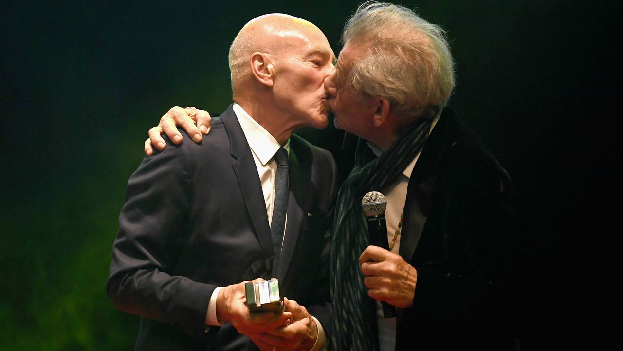 Ian McKellen and Sir Patrick Stewart