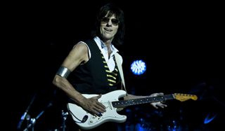 Jeff Beck performs live onstage in Sao Paulo, Brazil on November 25, 2010