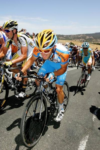 Jack Bobridge (Garmin-Transitions) heads up Checker Hill.