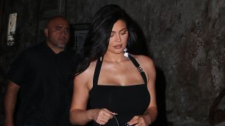 Kylie Jenner in Italy for Travis Barker and Kourtney Kardashian's wedding.