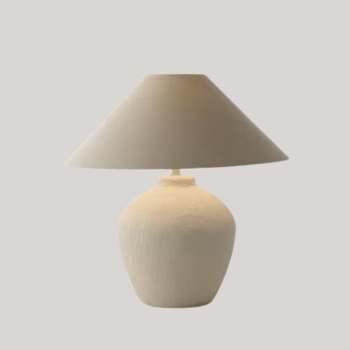 John Lewis, Paper M&amp;acirc;ch&amp;eacute; Table Lamp With Tapered Shade