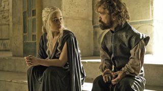 Tyrion and Daenerys in Game of Thrones.