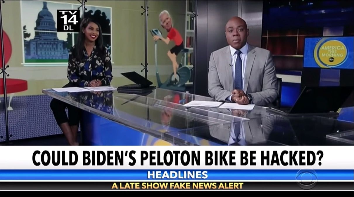 Joe Biden Peloton jokes