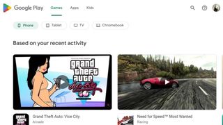 How to search for apps and games by device on Google Play Store on the web