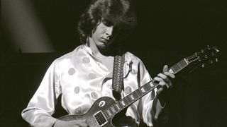 Photo of ROLLING STONES and Mick TAYLOR, with Rolling Stones, performing live onstage, playing Gibson Les Paul guitar