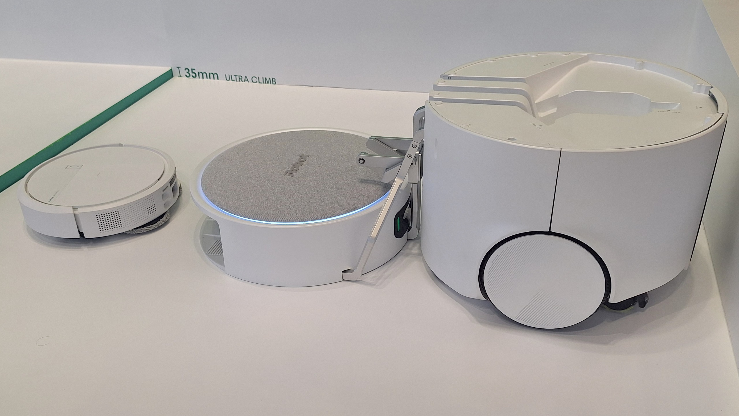 iRobot Roomba Duo robot vacuum being demoed at IFA