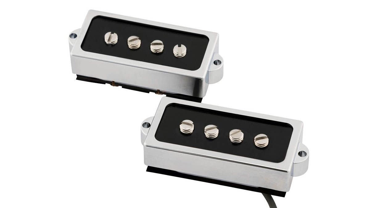 Fender Chrome Cobalt P/J Bass pickups