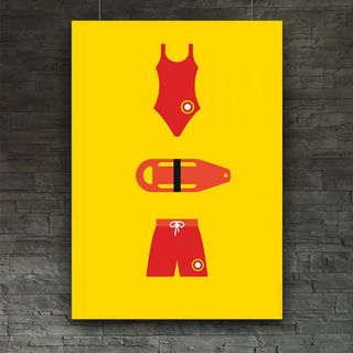 The Baywatch poster design