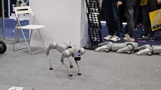 A photo of a quadruped robot