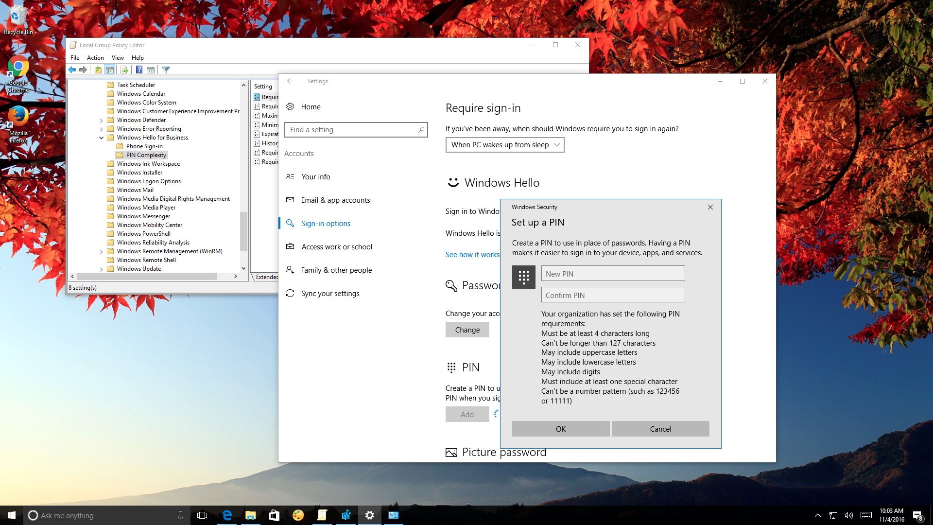 Config system windows 10