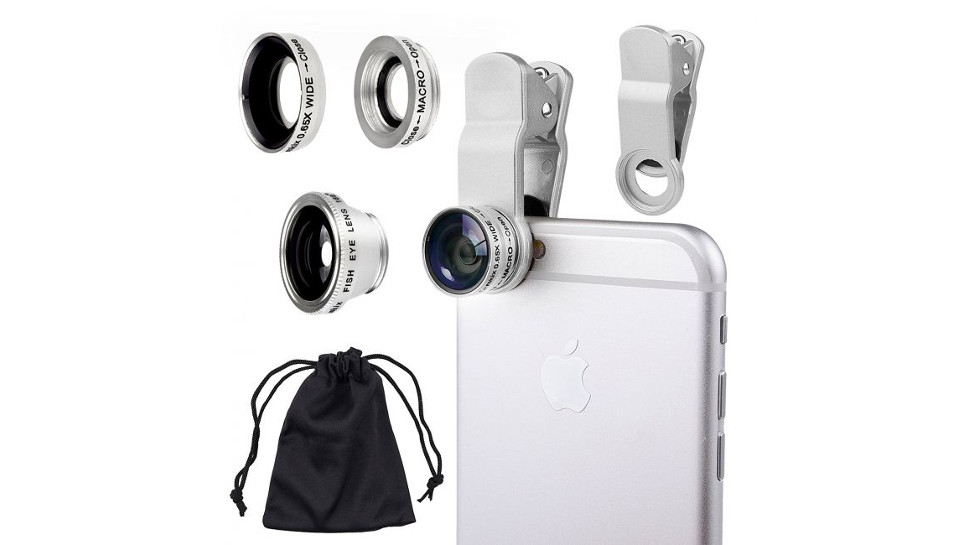 Best lenses for iPhone and Android camera phones: CamKix Universal 3-in-1 Lens kit
