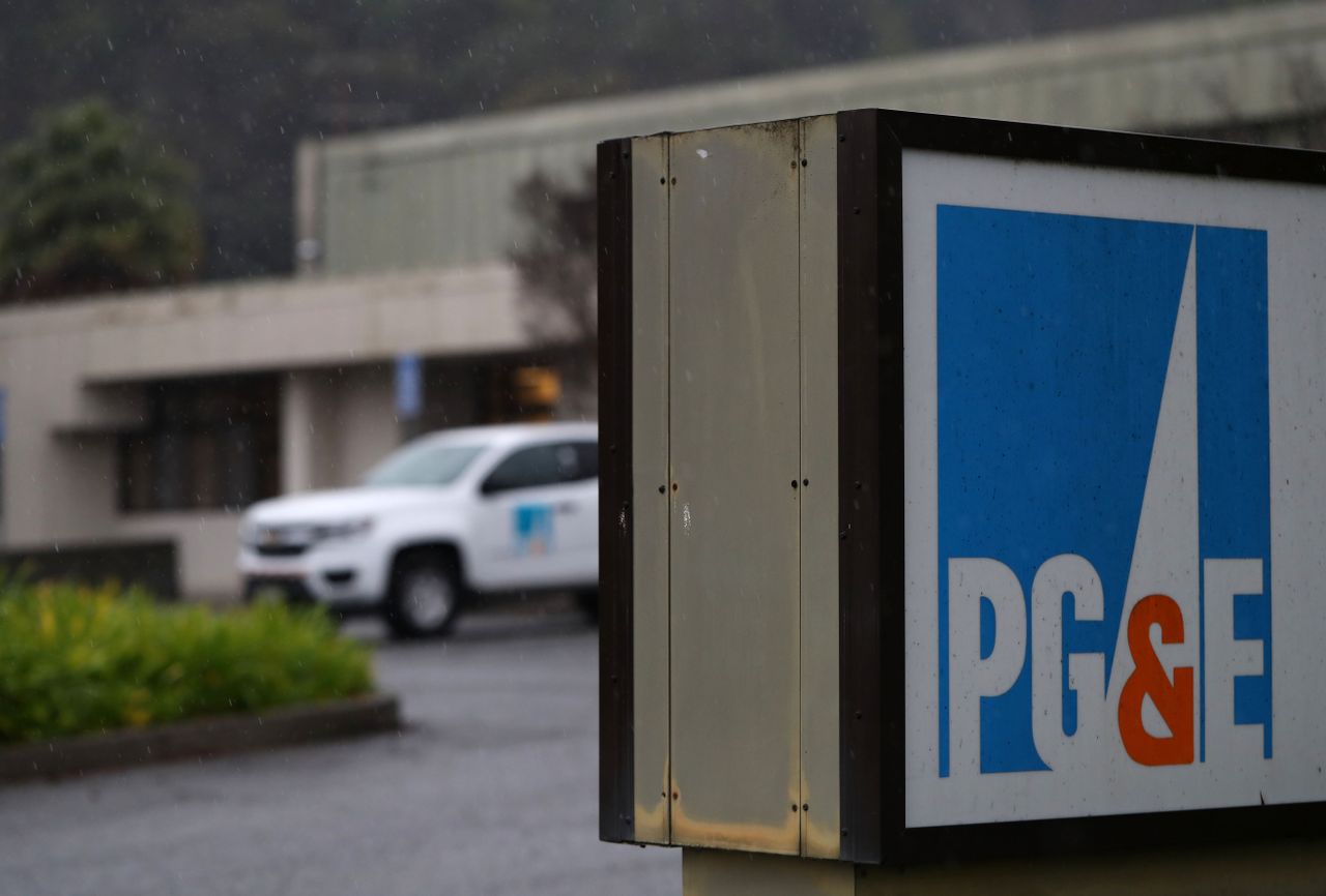 The PG&amp;amp;E logo 