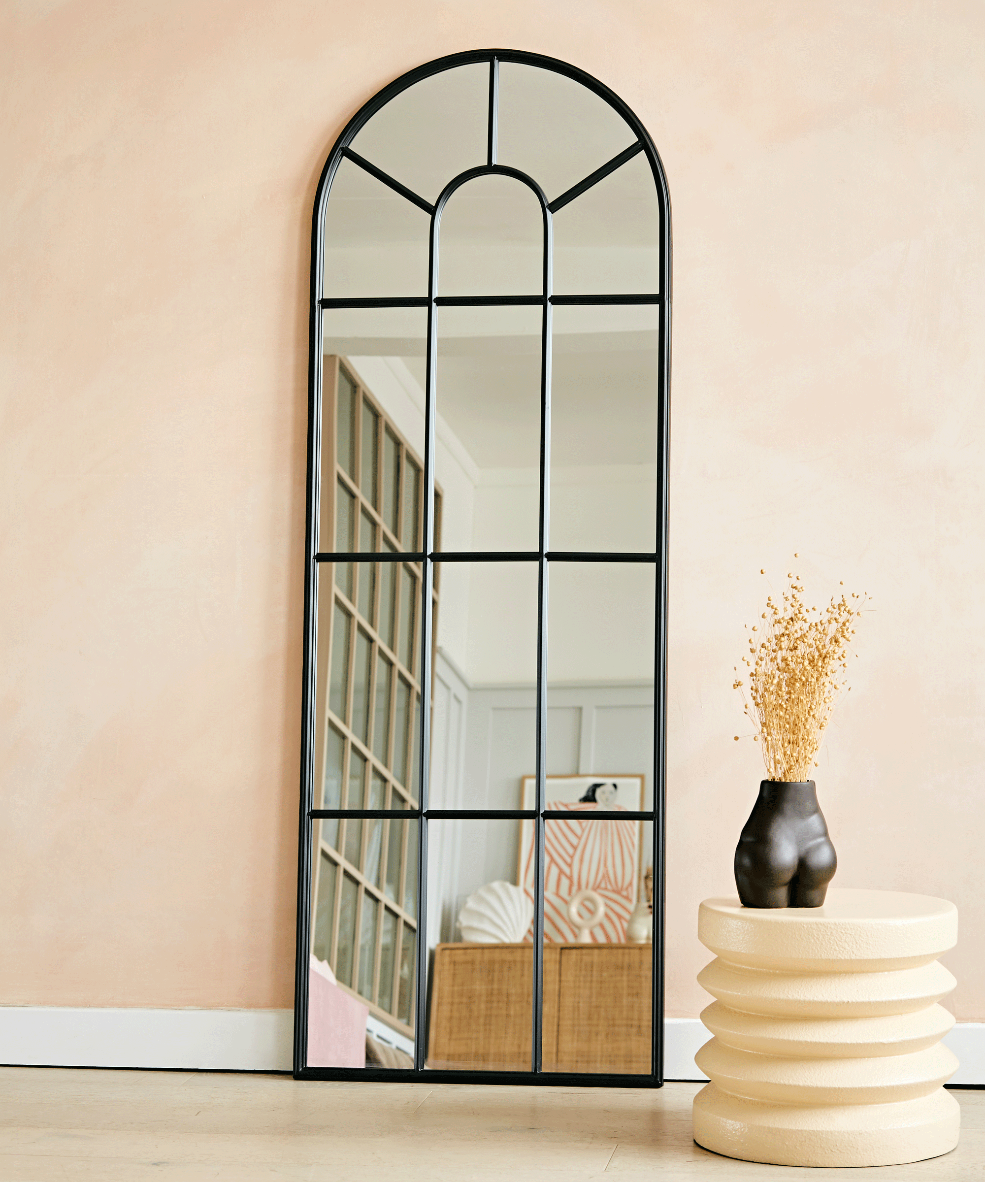 arched window mirror