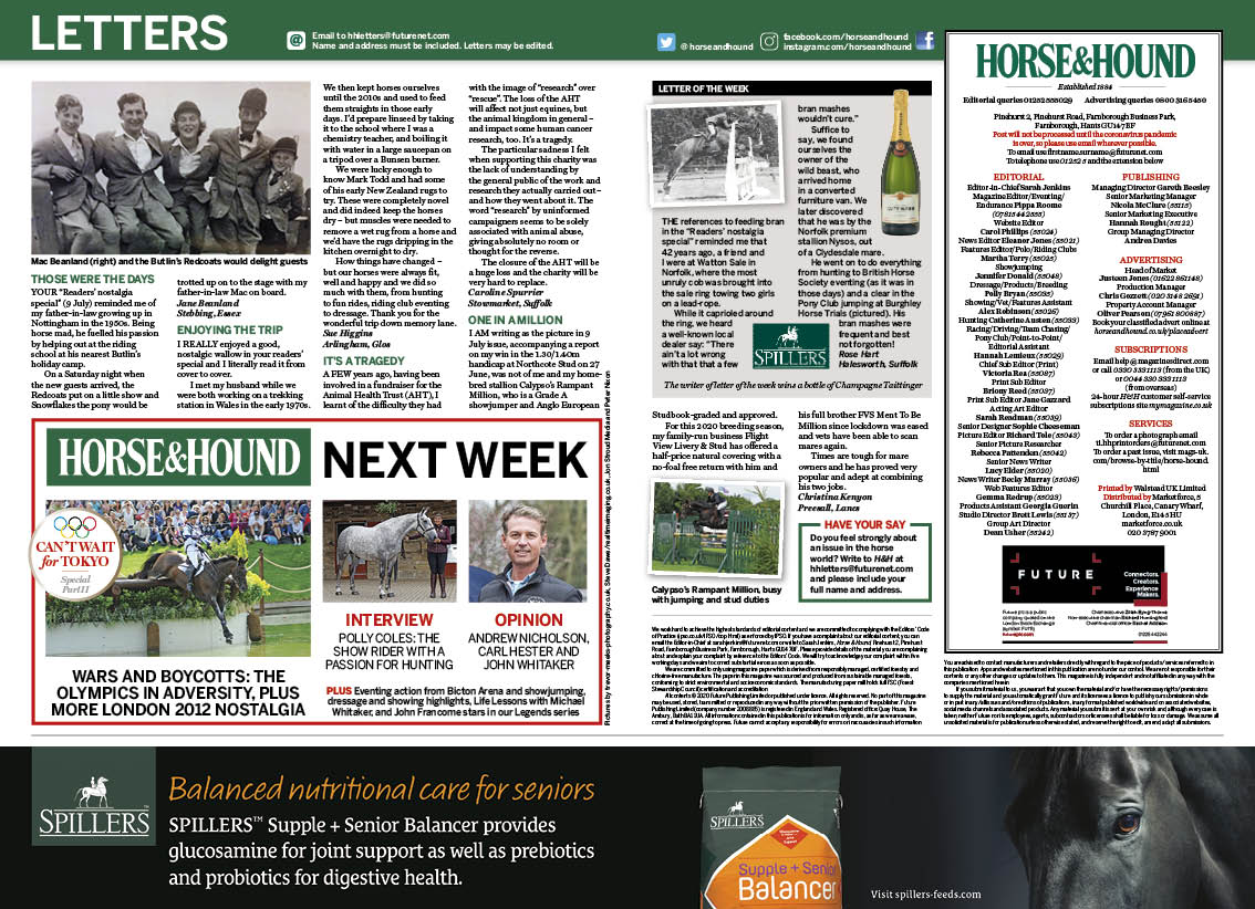 Letters and NWB 23 July 2020