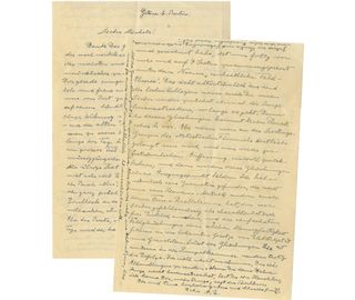Albert Einstein wrote this letter about grand unified theory on Sept. 5, 1929, while he was in Gatow, a district of Berlin, Germany.