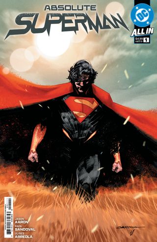 Covers for Absolute Superman #1.