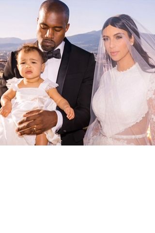 North West Oh Kim And Kanye's Wedding Day