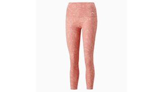 Puma pink printed leggings, one of the best pairs of workout leggings with pockets