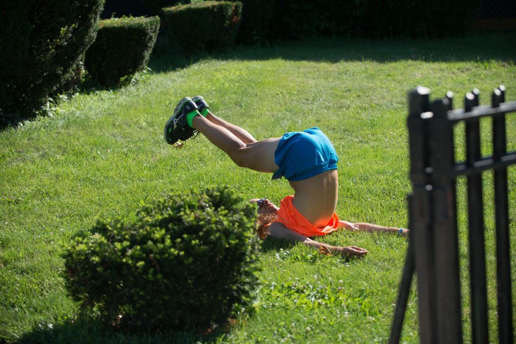 running