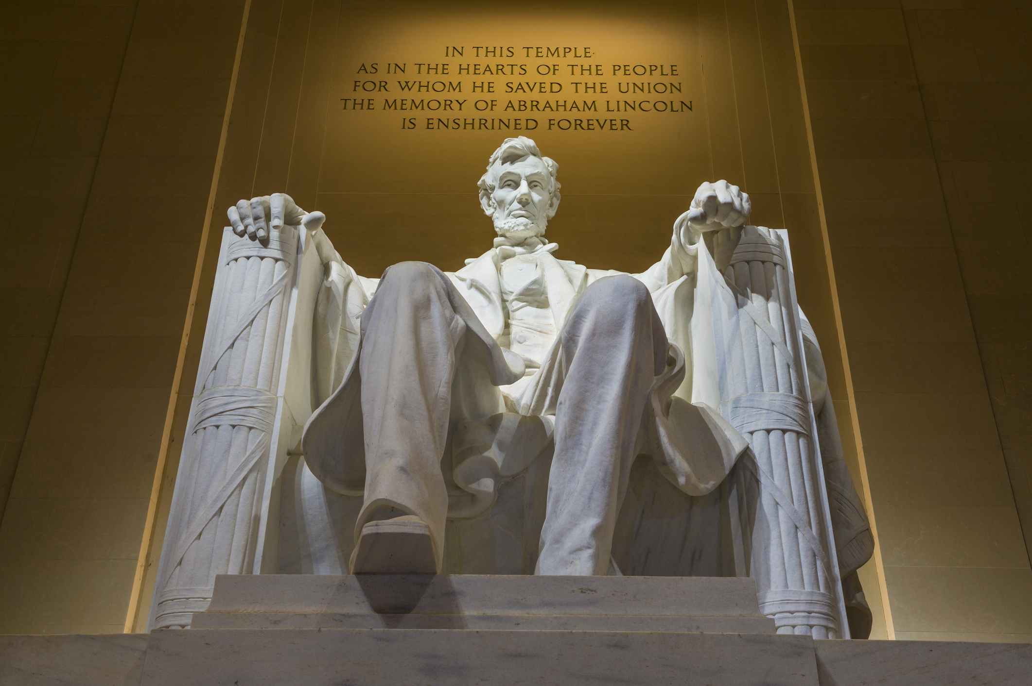 United States, district of Columbia, Washington, Lincoln Memorial, Abraham Lincoln statue