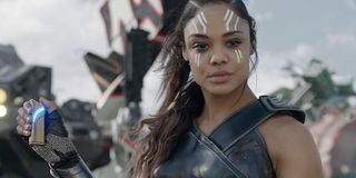 Tessa Thompson as Valkyrie in Thor: Ragnarok