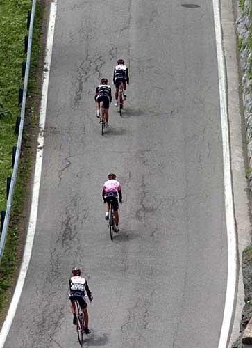 CSC never let the gaps get too big between themselves and Ivan Basso