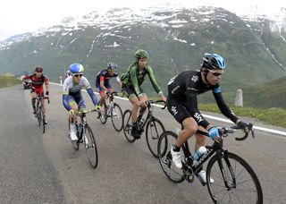 Phillip Deignan leads an escape on stage two of the 2014 Tour de Suisse