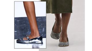 spring 2024 shoe trends graphic made by future
