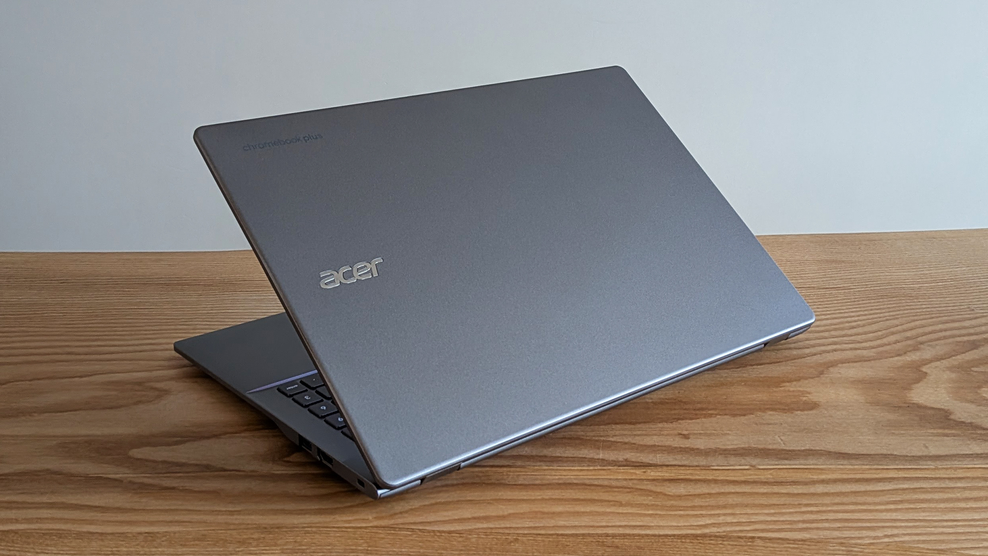 Acer Chromebook Plus 516 from the back