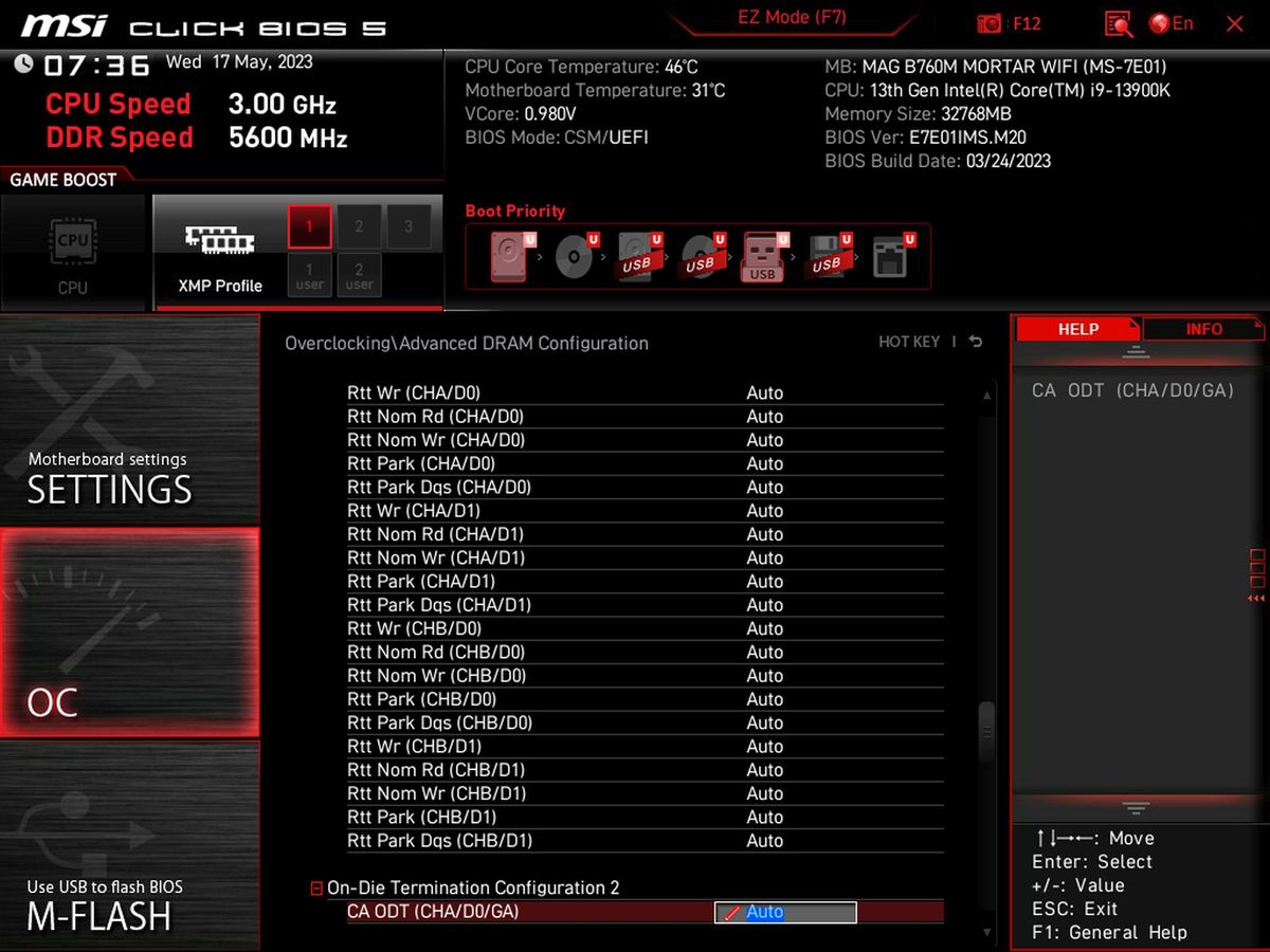 MSI MAG B760M Mortar Wi-Fi