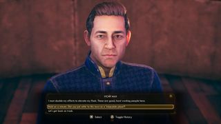 The Outer Worlds companions: Vicar Max