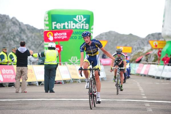 Wout Poels (Vacansoleil-DCM) finished second on the stage
