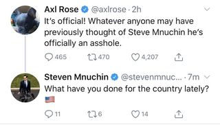 Axl Rose tweet