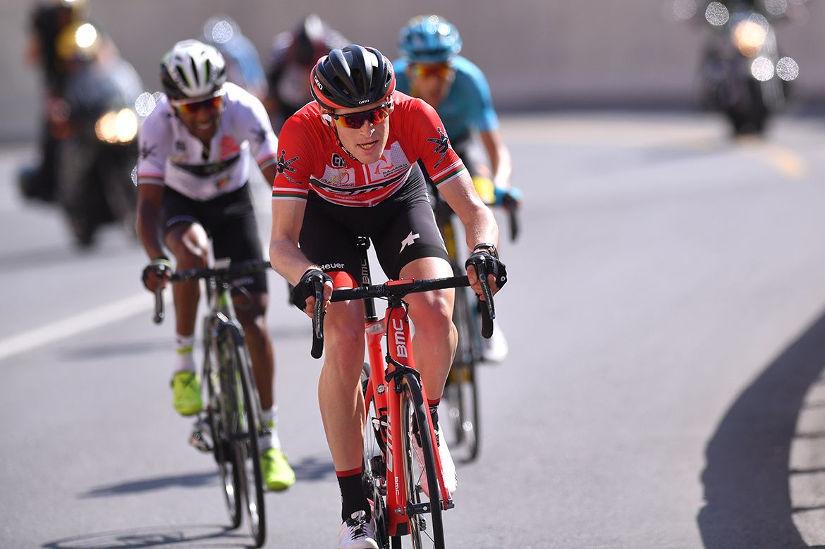 Ben Hermans accelerates on the climb
