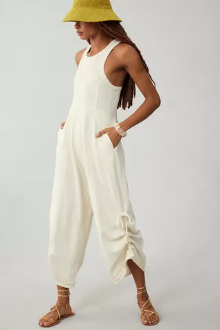 Daily Practice by Anthropologie Horizon Wide-Leg Jumpsuit