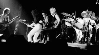 The Heavy Metal Kids onstage in 1975