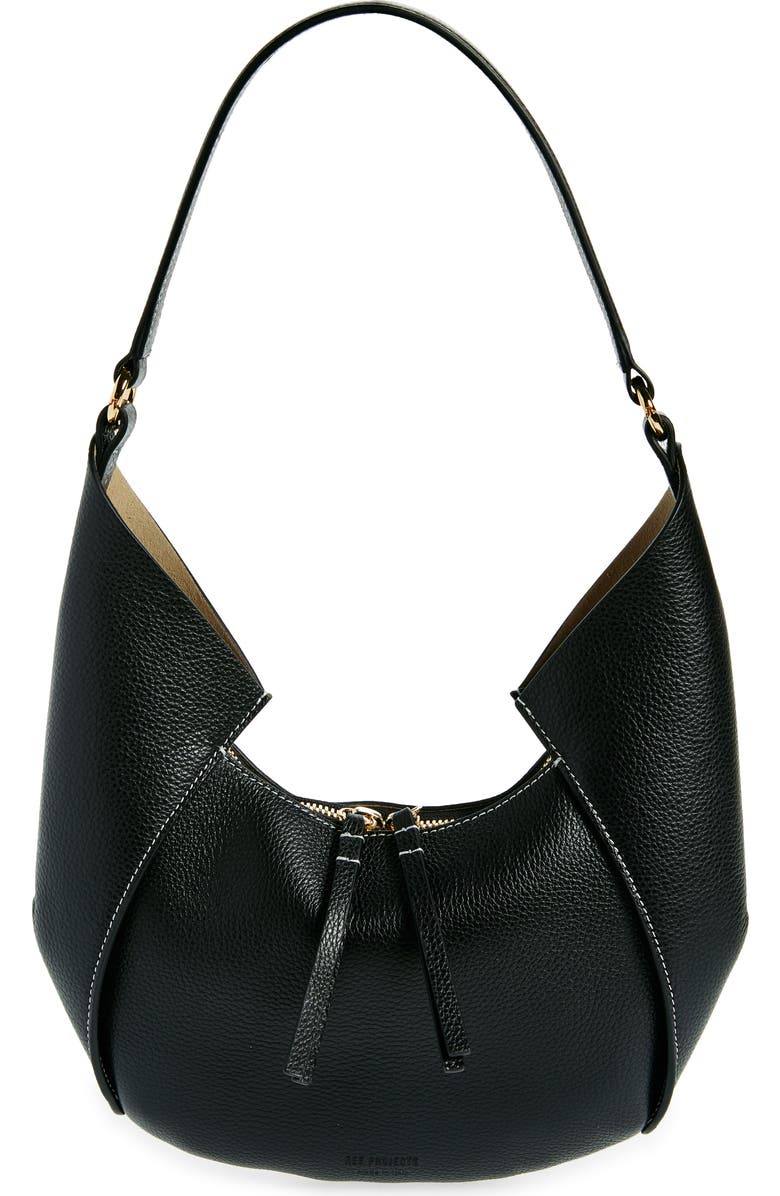 Mini Riva Pebbled Leather Tote