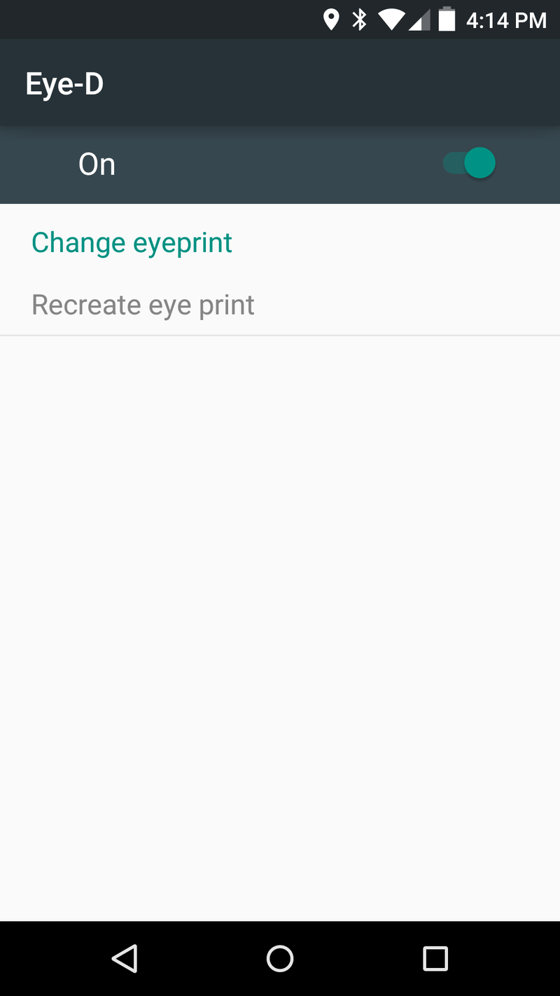 Eye-D setup