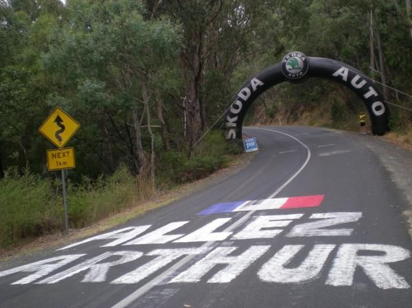 The roads of the Santos Tour Down Under are full of encouragement for Arthur Vichot.