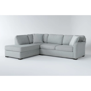 l-shaped sectional blue gray