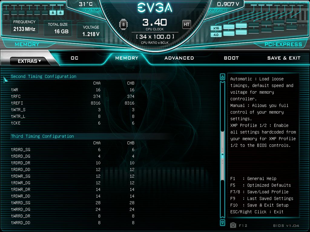 EVGA Z590 Dark - BIOS